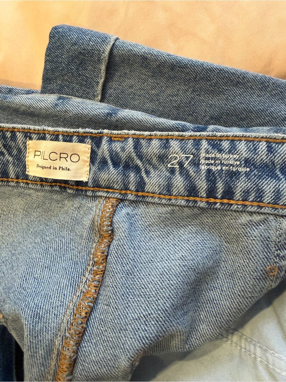 Anthropologie Pilero High-Rise
Pleated Cuff Trouser Jeans - Picture 8 of 8